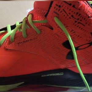 Under Armour orange size 12